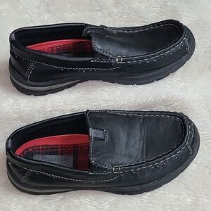 Freeman Boys Martin Black Slip On Loafers 3M Shoes